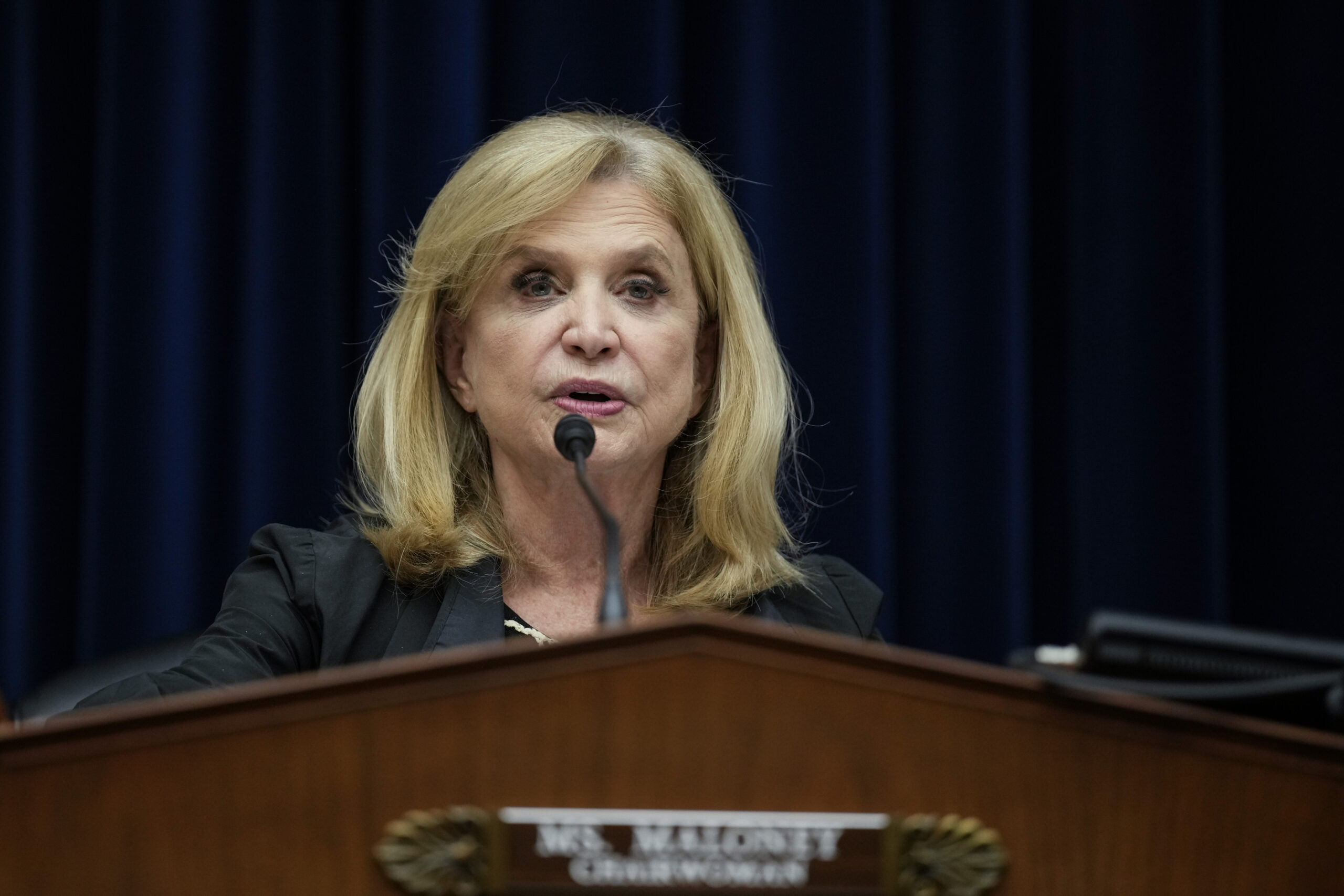 U.S. Rep. Carolyn Maloney (D-NY), chairwoman of the House Committee on Oversight and Reform. Credit: Drew Angerer/Getty Images.