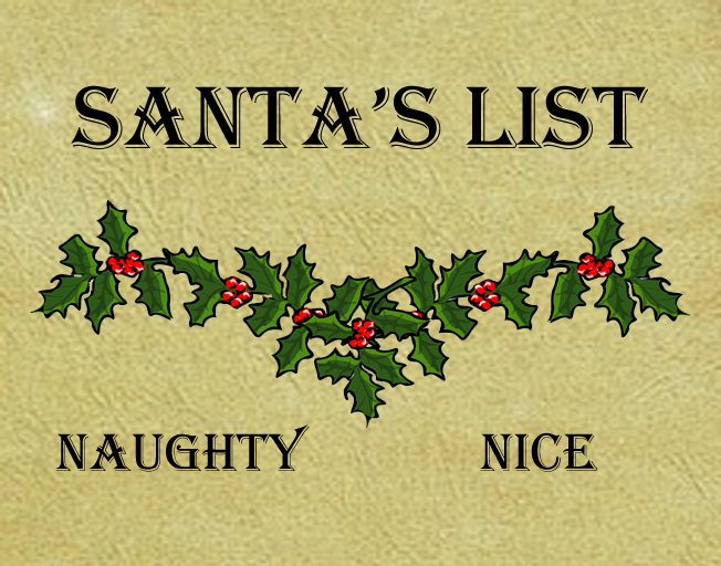 The Department of Christmas Affairs Releases The 2020 Naughty or Nice List | B104 WBWN-FM