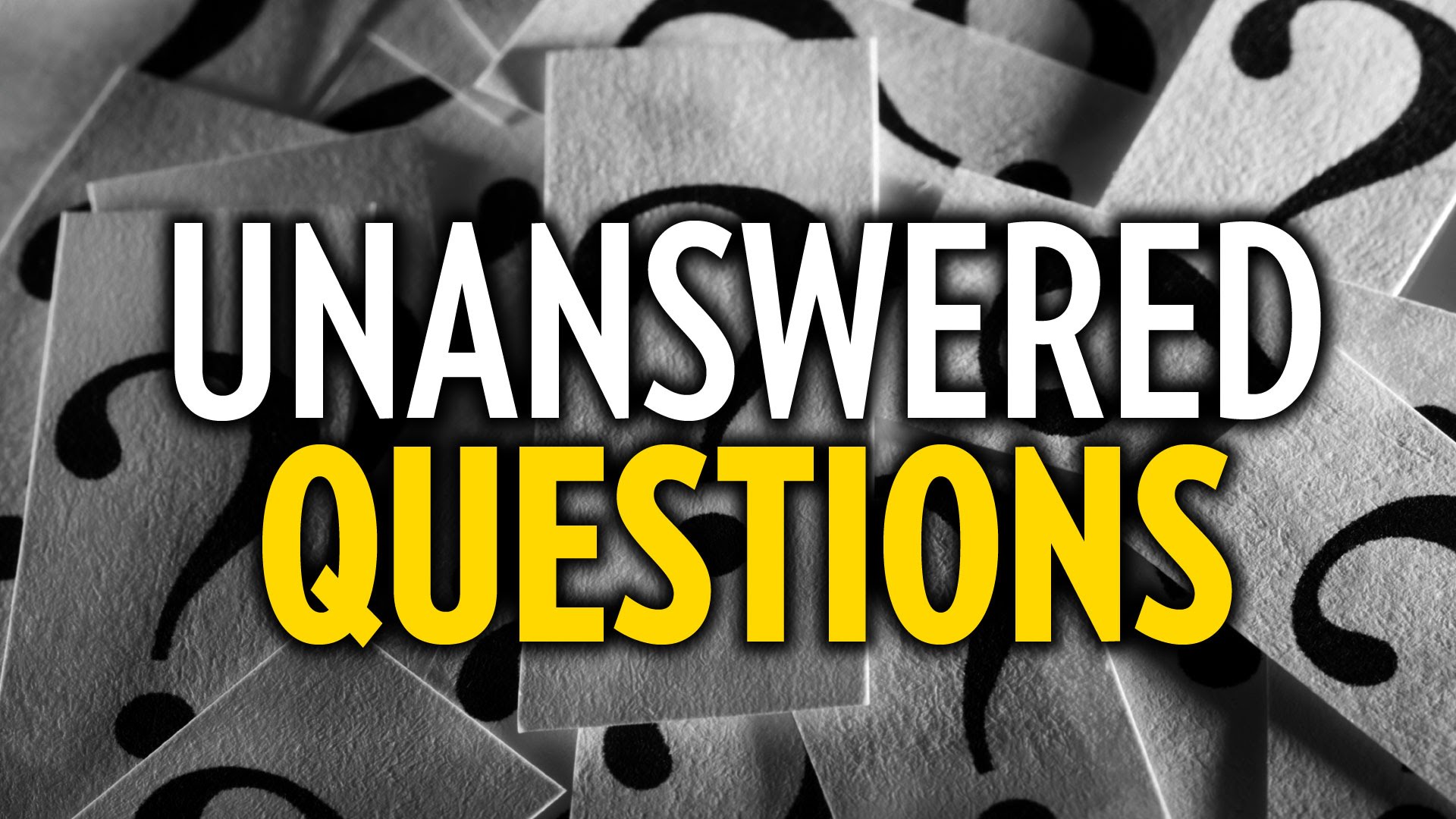 Corinth Baptist Church | Unanswered Questions | 4 Questions