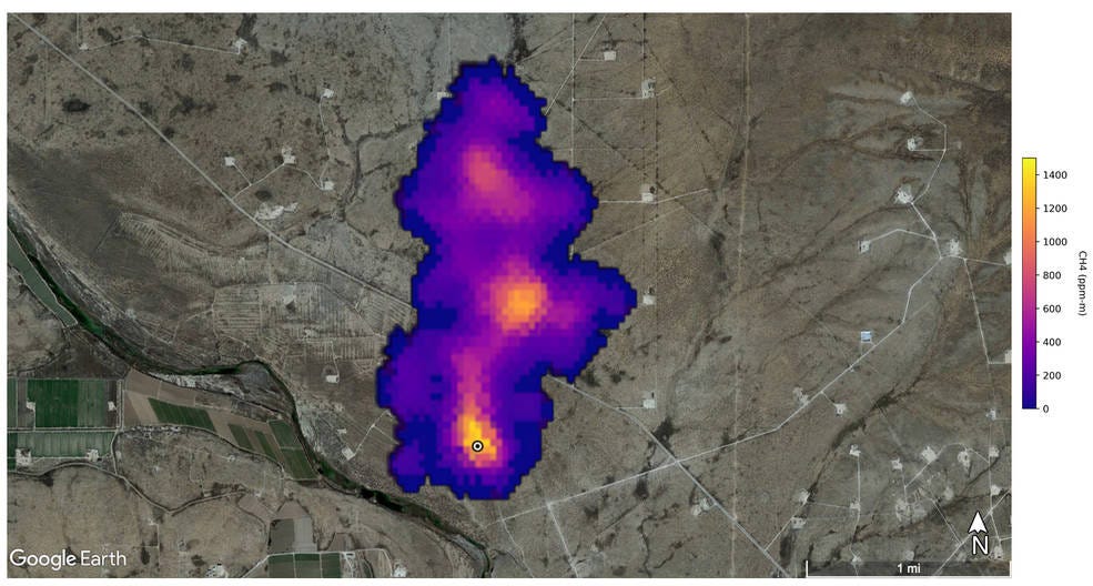 New Mexico's oil, gas air pollution is visible from space, study says